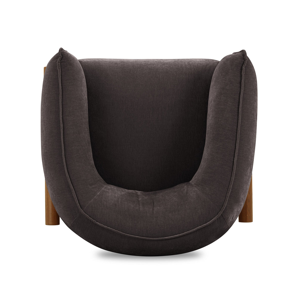 Piedmont Taupe Upcycled Contract-Grade Chenille Accent Chair by TOV Furniture – photo 6 of 7