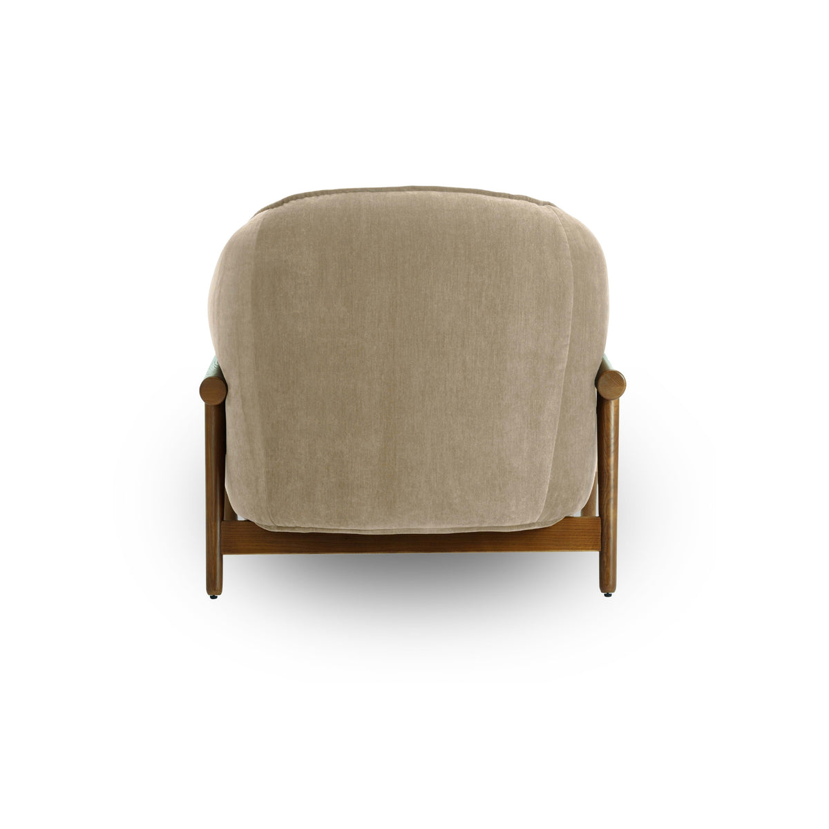 Piedmont Taupe Upcycled Contract-Grade Chenille Accent Chair by TOV Furniture – photo 6 of 7