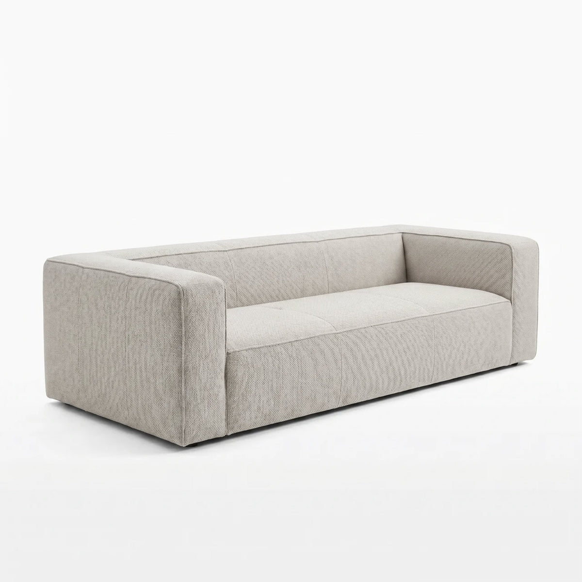 Aurora Pebble Beige Heavy Basketweave Sofa by TOV Furniture – photo 3 of 7