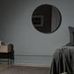 blomus Rim Accent Mirror Smoke 20" Black