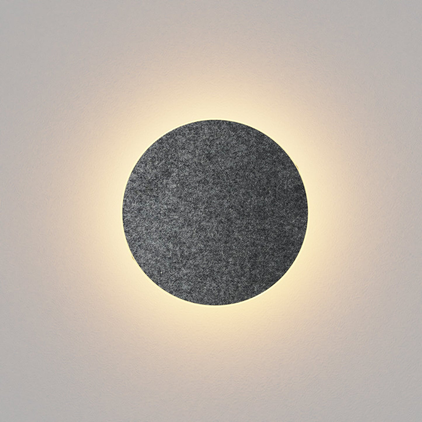 Ramen Wall Sconce 9 Charcoal Felt Rmw 09 Sw Ccf Hw by Koncept Inc