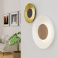 Ramen Wall Sconce 9 Brass 18 Back Dish Matte Black Gold Interior Rmw 09 Sw Brs Hw 18Bd Mbg by Koncept Inc
