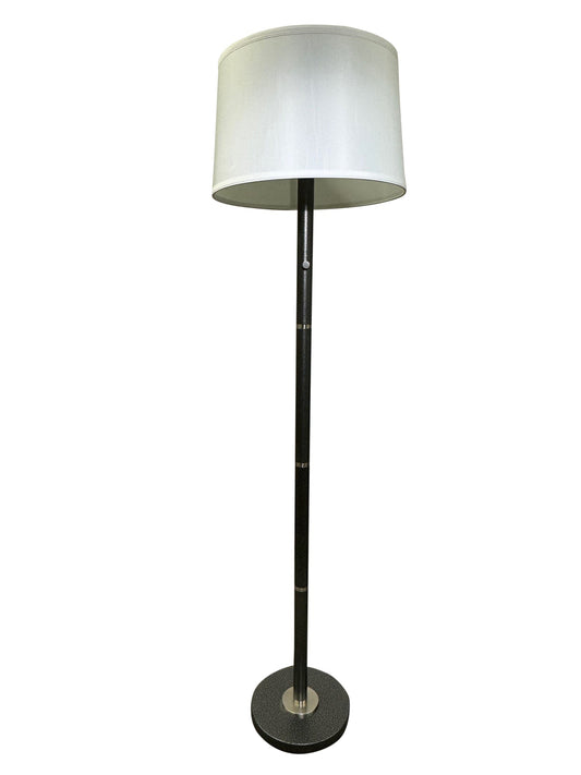House of Troy Rupert 62" Three-Way Floor Lamp in Supreme Silver