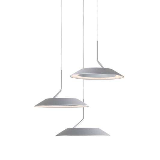 Royyo Pendant Circular 3 Pendant Silver Silver Canopy Ryp C3 Sw Sil by Koncept Inc
