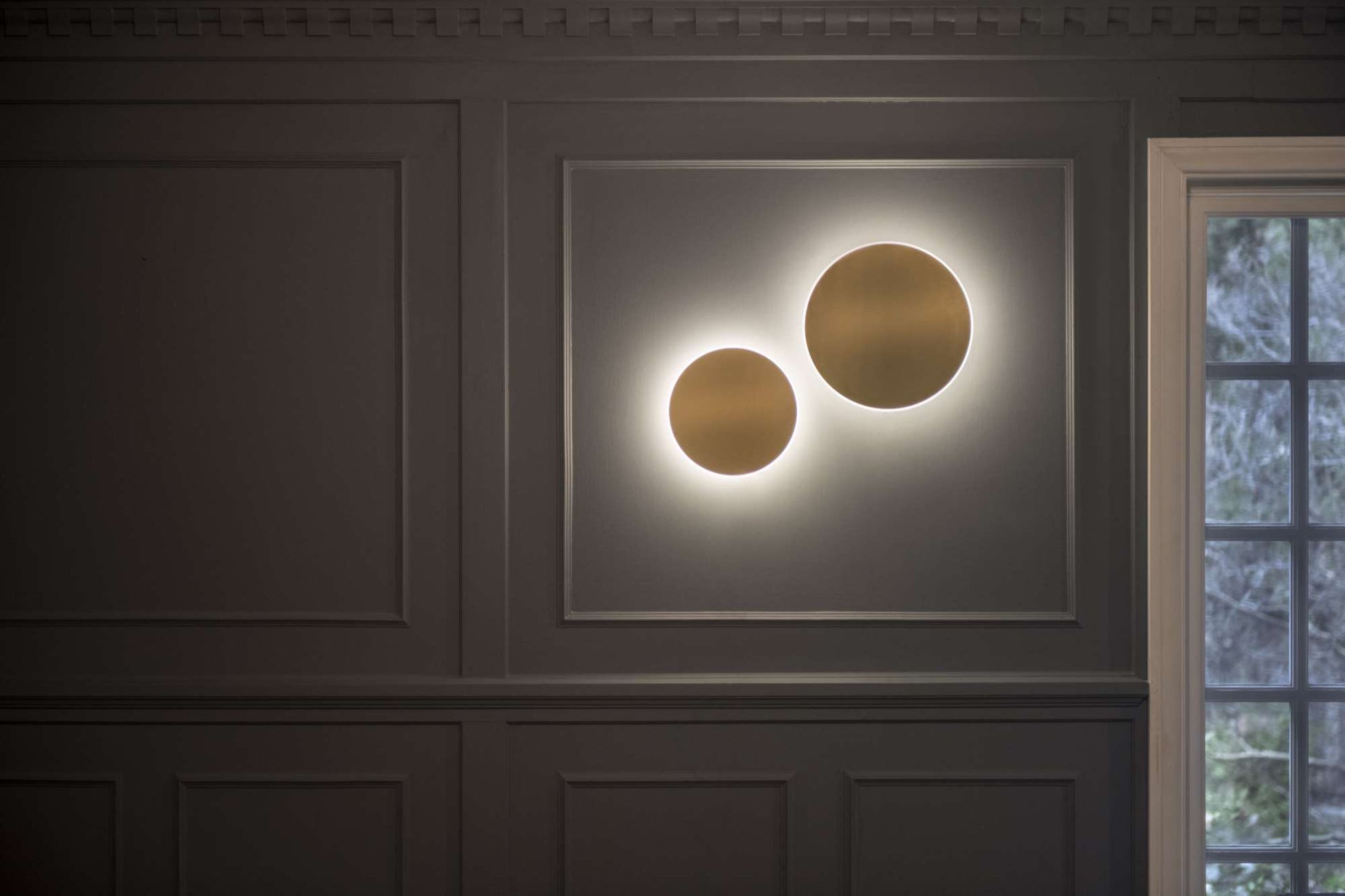 contemporary chrome wall sconce for bathrooms and commercial hallways