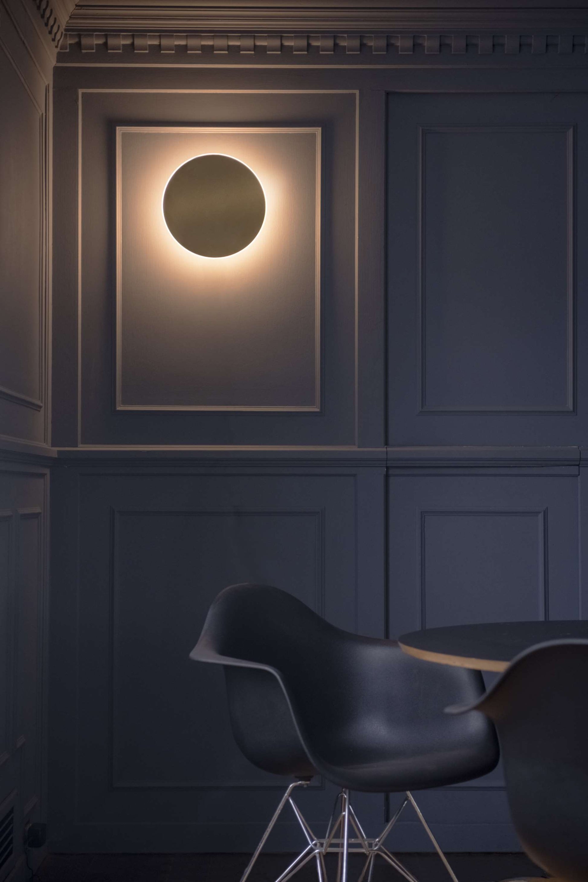 soft glow LED wall light fixture suitable for hospitality and office use