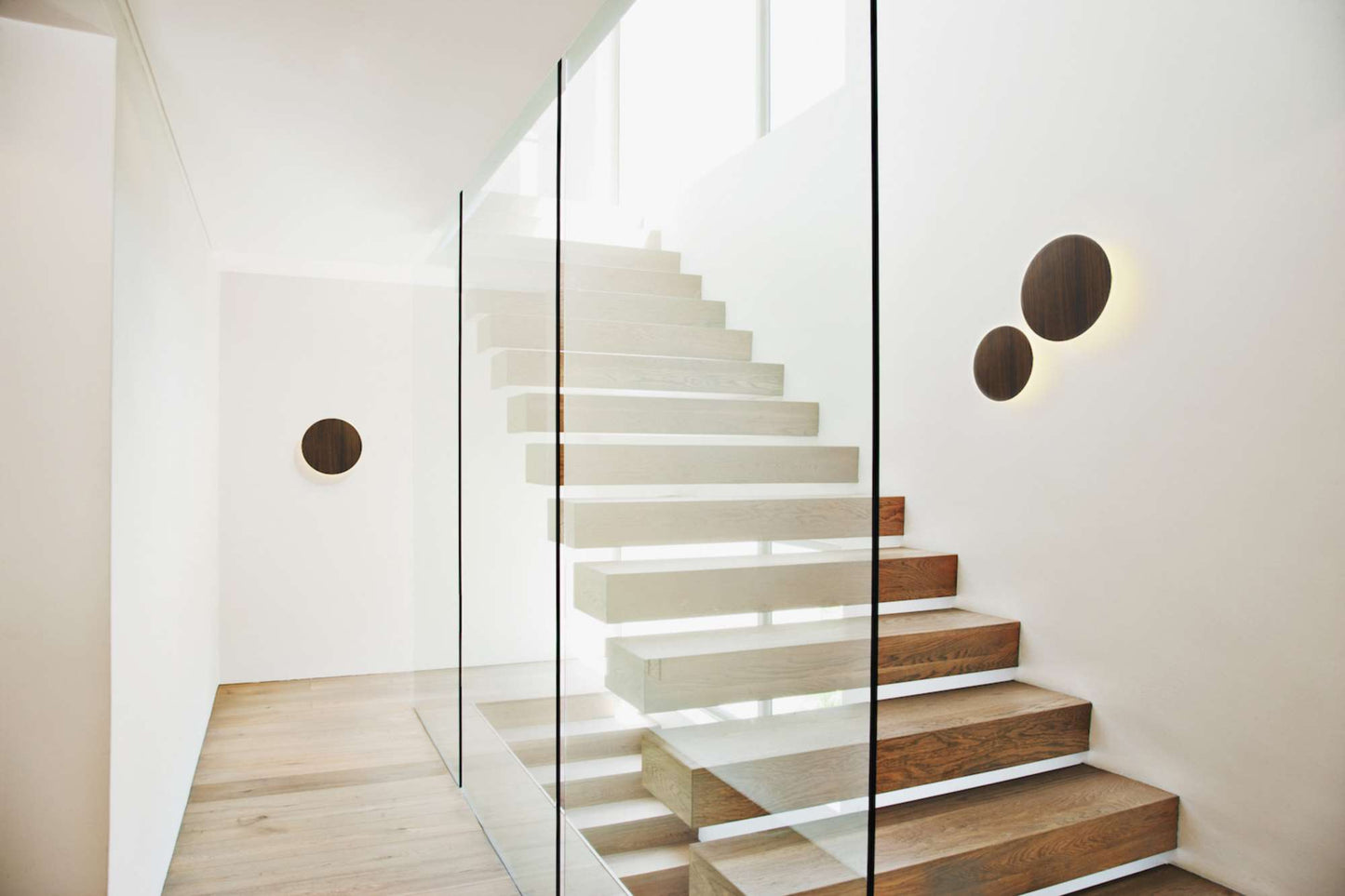 modern designer LED wall lamp with interchangeable magnetic cover plates