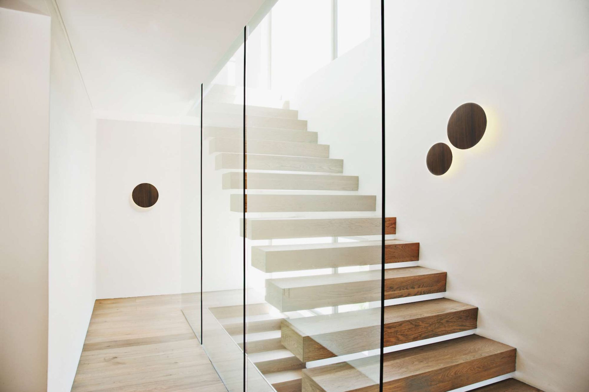 modern designer LED wall lamp with interchangeable magnetic cover plates