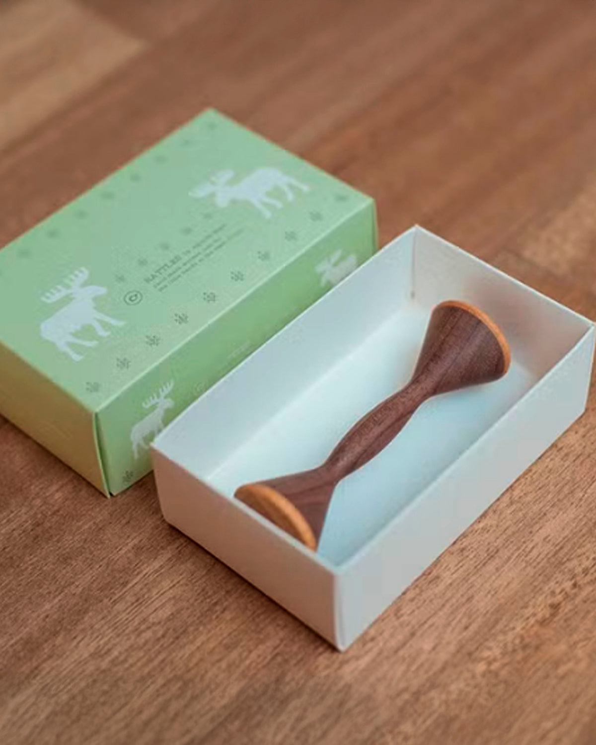 Eguchi Toys Horn Rattle – in its gift box