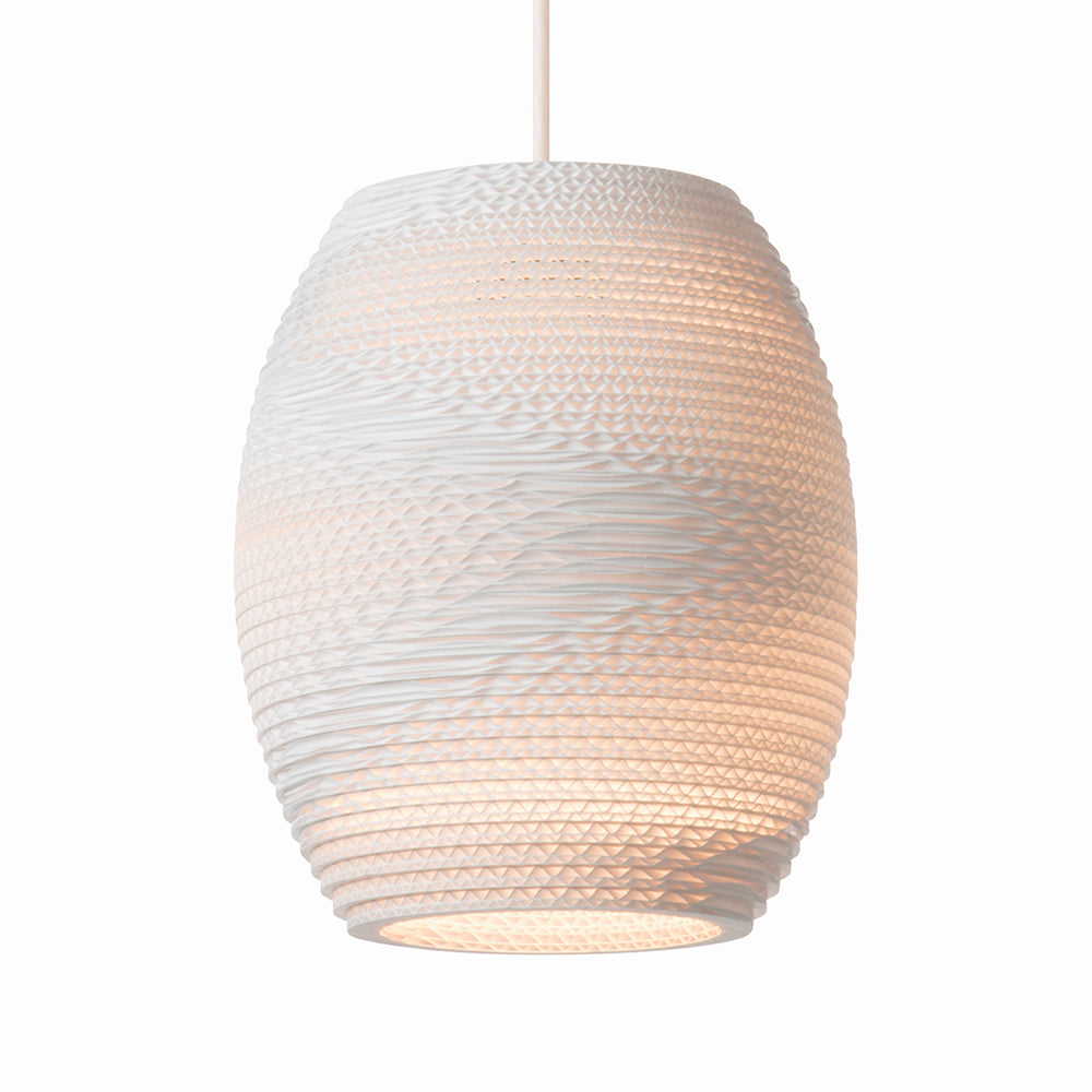 Oliv Recycled Cardboard Pendant Light By Graypants