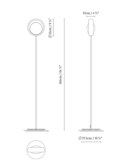 B.lux Ring F dimension drawing