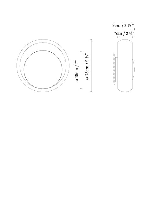 B.lux Ring W dimension drawing