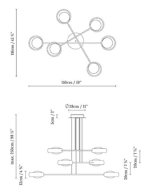 B.lux Ring S6 dimension drawing