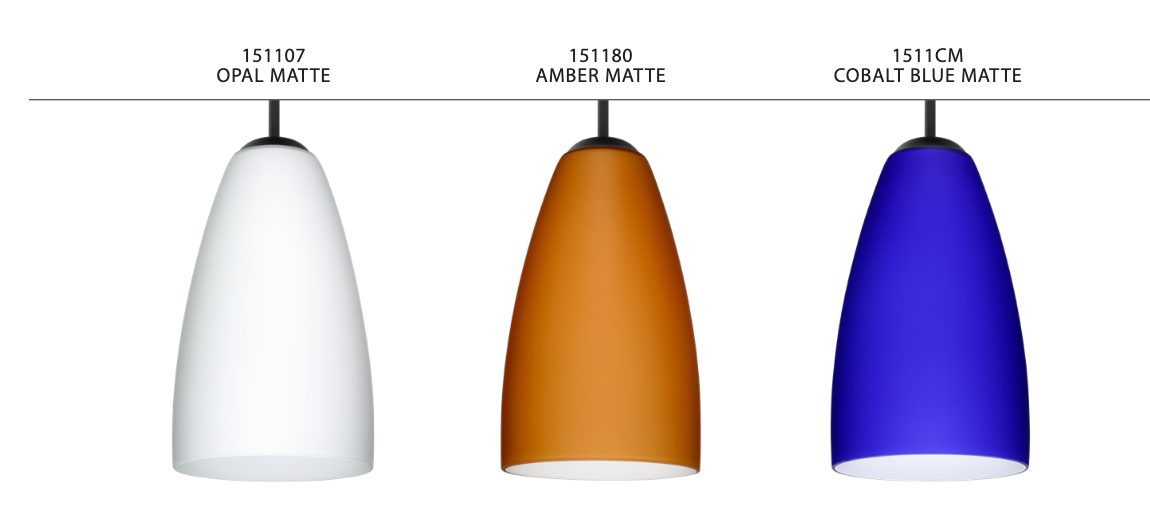 Handcrafted glass pendant light for residential and commercial interiors