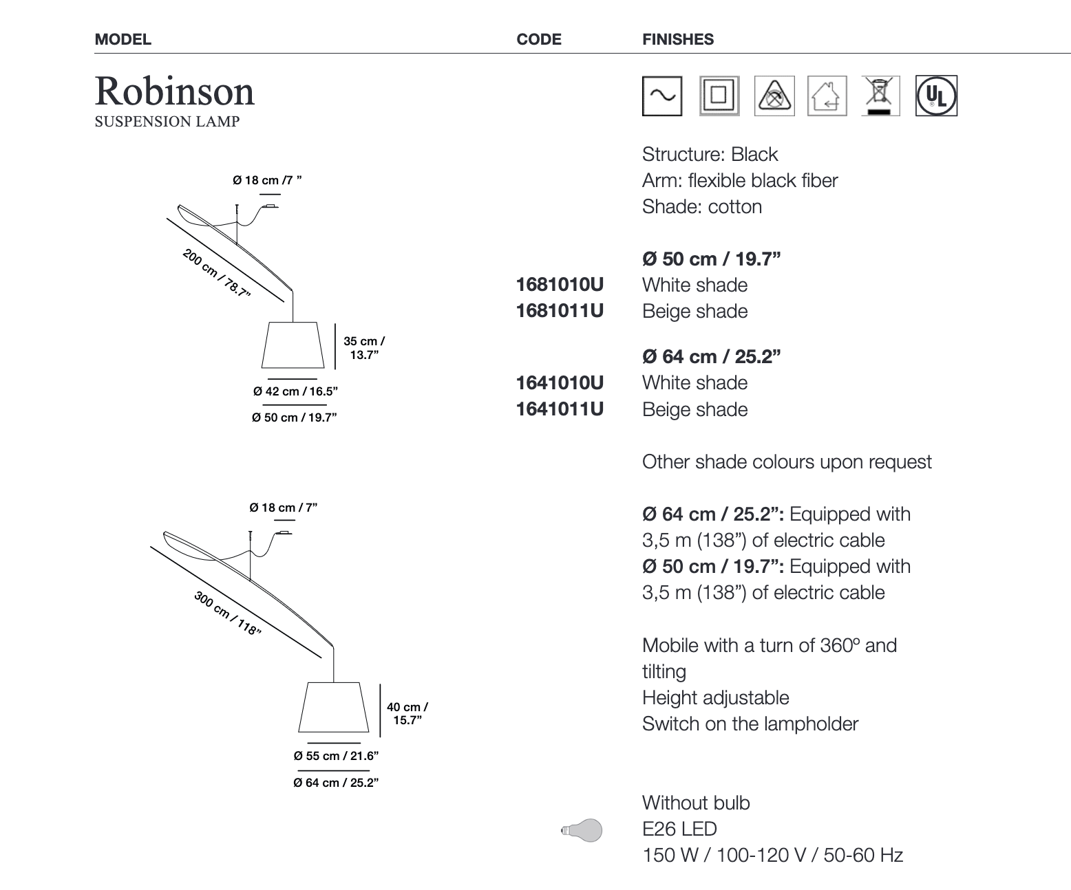 Carpyen Lighting Robinson Pendant Light