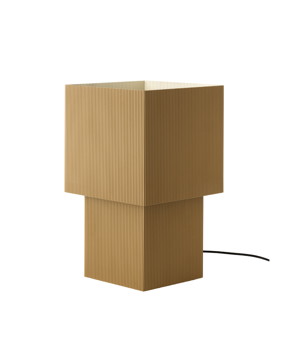 Pholc Romb table lamp by Broberg & Ridderstråle – Romb 48 (18.9 in) Cumin