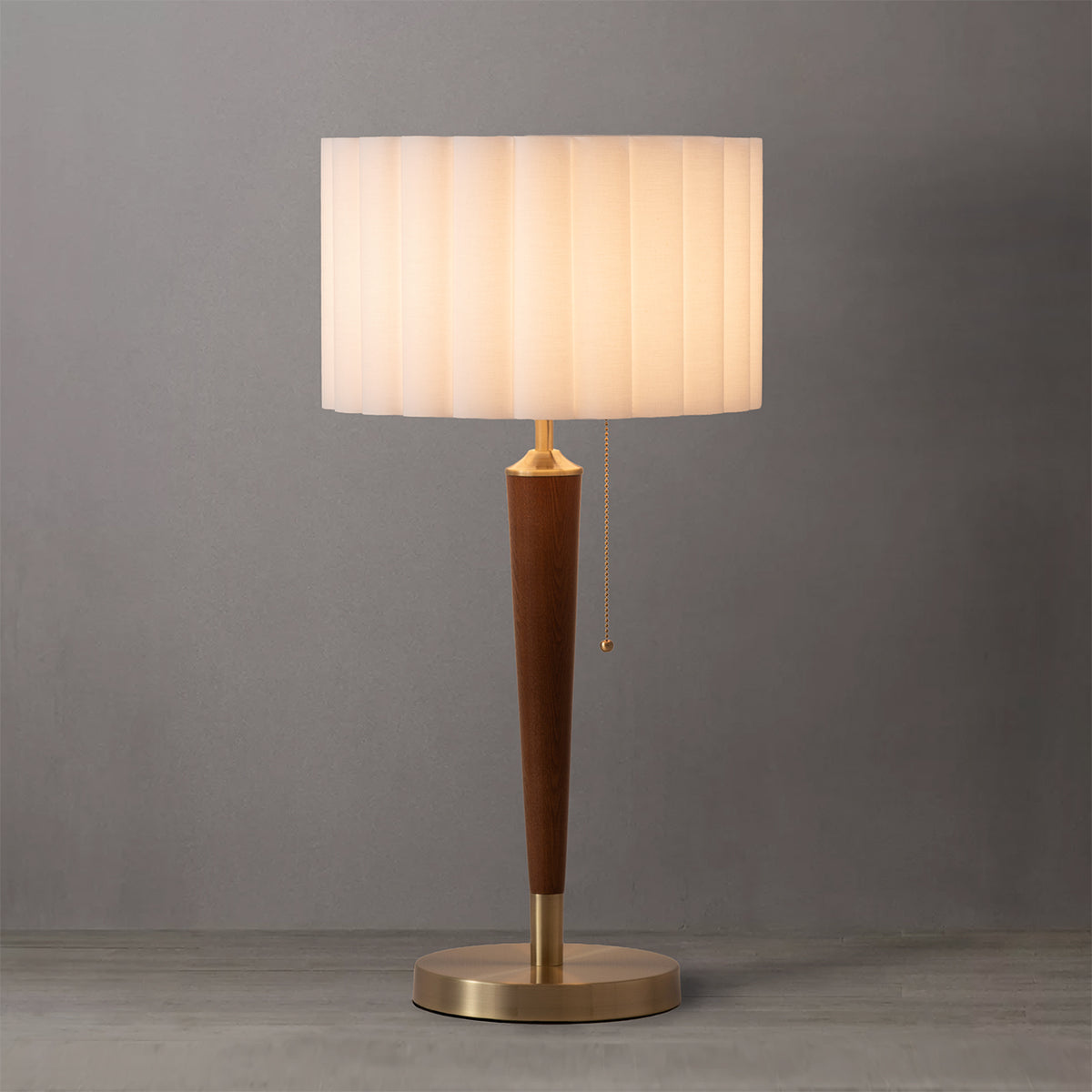 Scalloped Table Lamp by Nova of California, Default – view 2