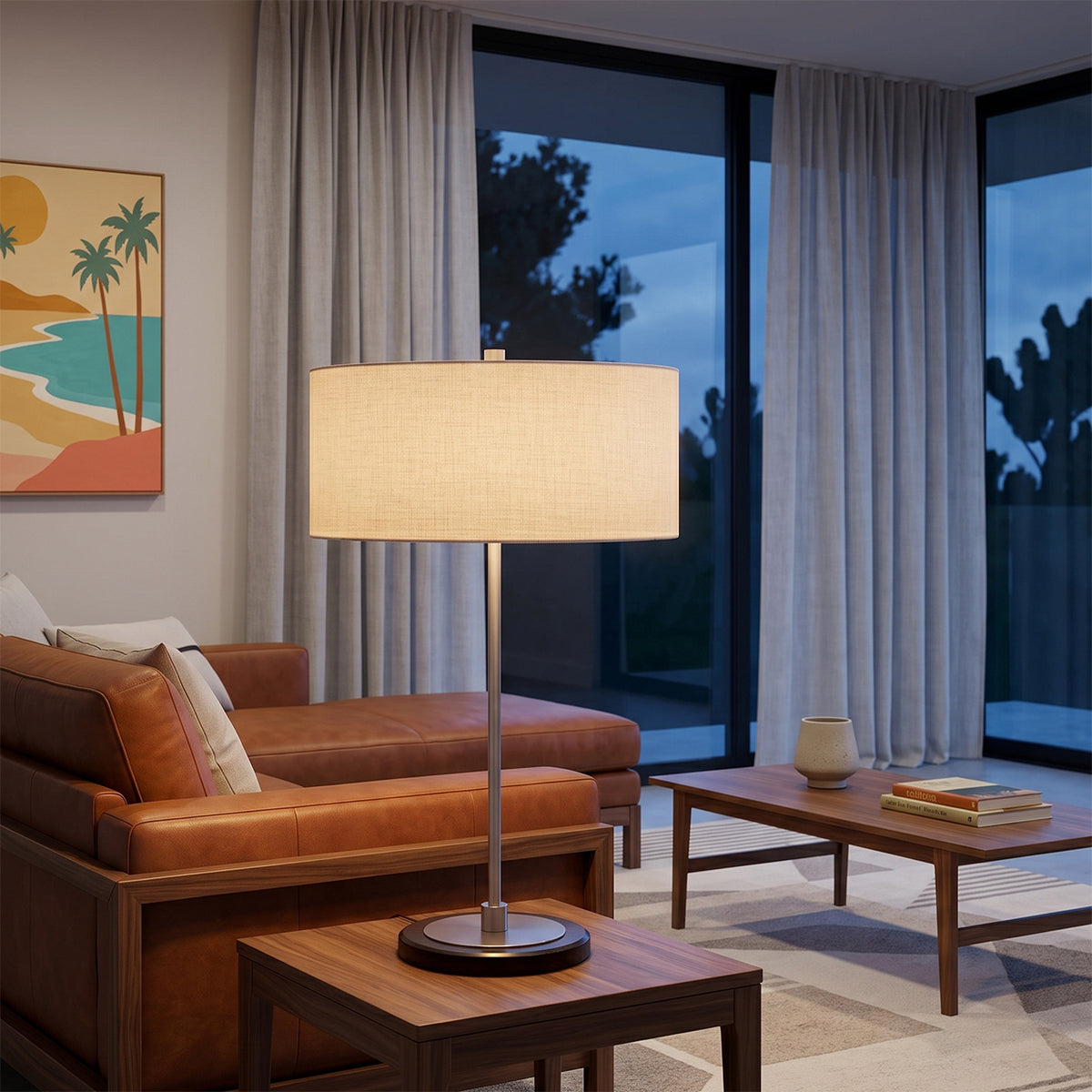 Stretch Slimline Table Lamp by Nova of California – view 2
