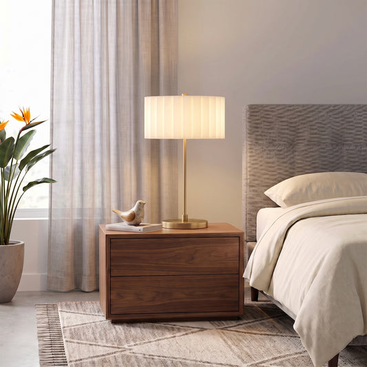 Scallop Slimline Table Lamp by Nova of California – view 1