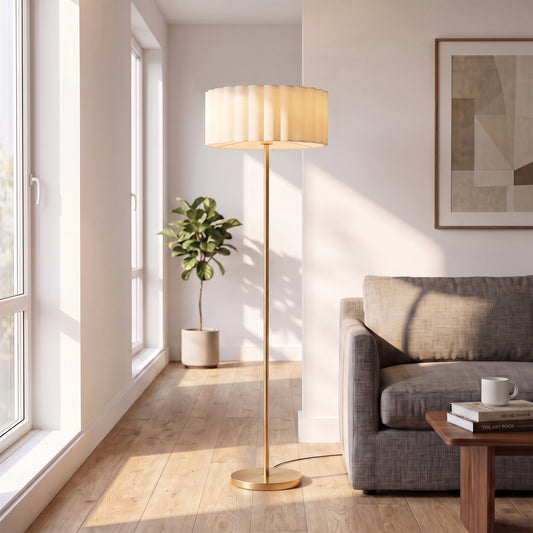 Scallop Slimline Floor Lamp by Nova of California – view 1