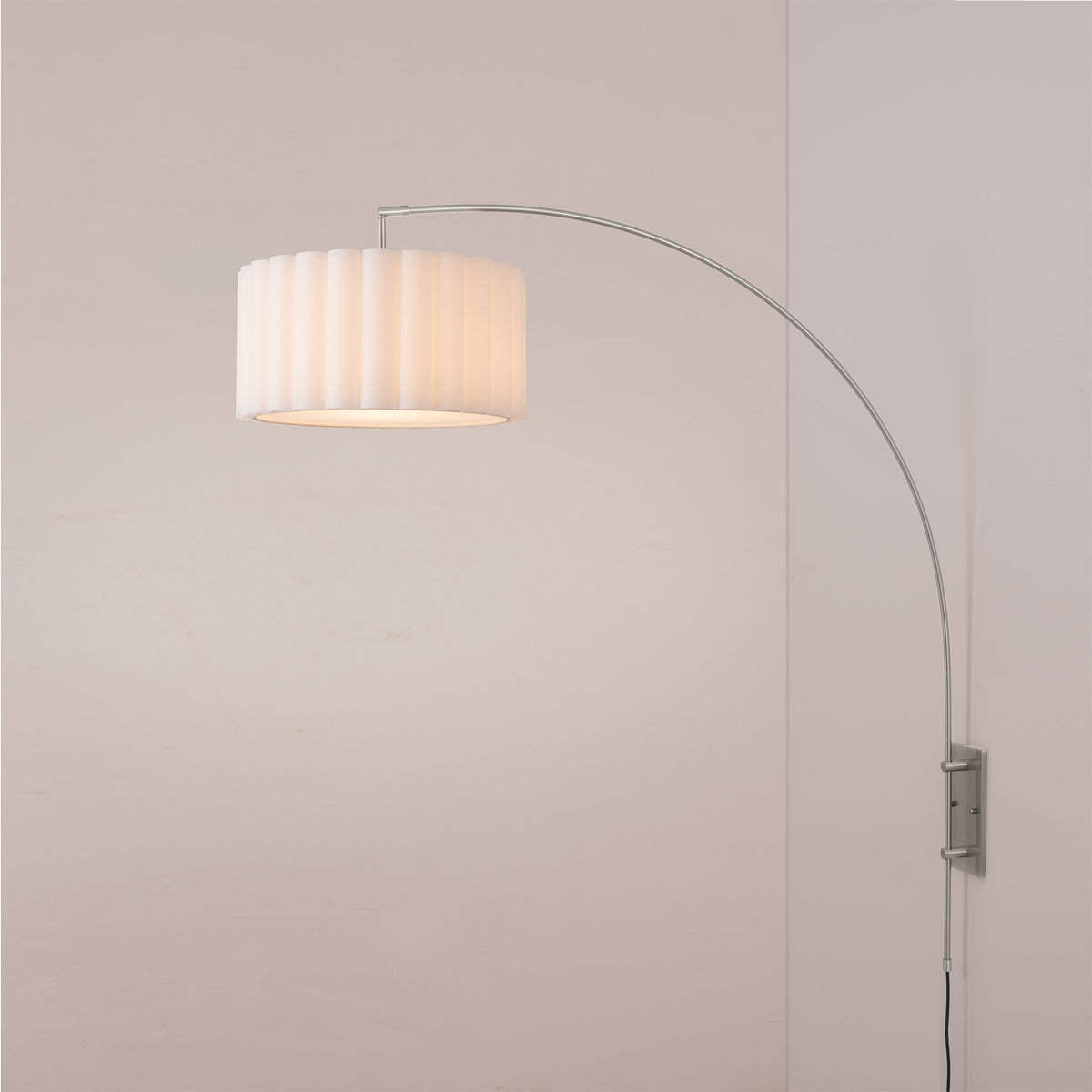 Scallop Wall Mounted Arc Lamp by Nova of California – view 4