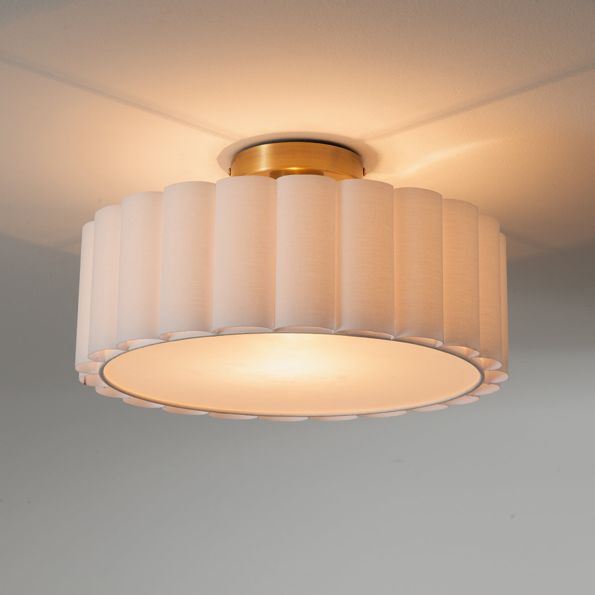 Scalloped Flush Mount by Nova of California – view 3