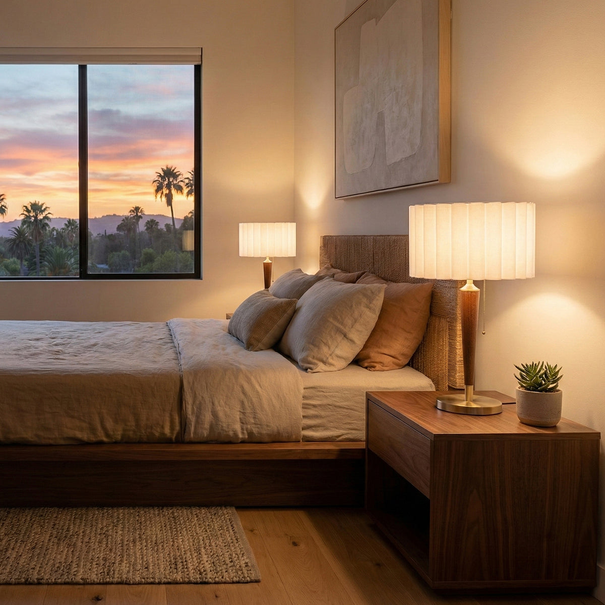 Scalloped Table Lamp by Nova of California – view 1