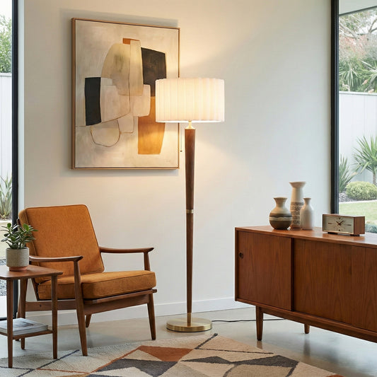 Scalloped Floor Lamp by Nova of California – view 1