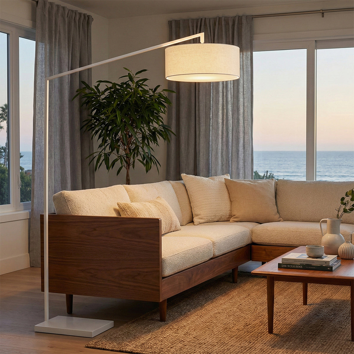 Stretch 87" Arc Floor Lamp by Nova of California – view 2