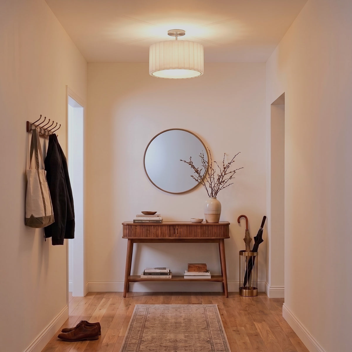 Scallop Semi-Flush Mount by Nova of California – view 2