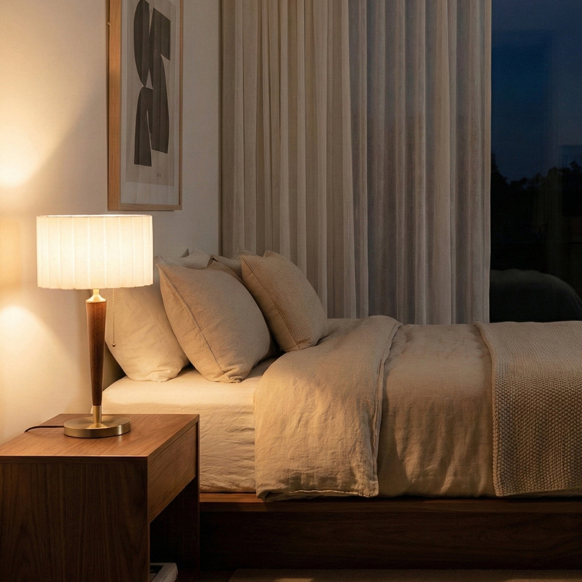 Scalloped Table Lamp by Nova of California – view 3
