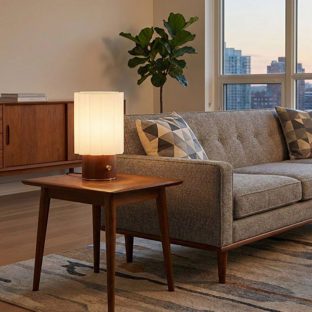 Scalloped Accent Table Lamp by Nova of California – view 3
