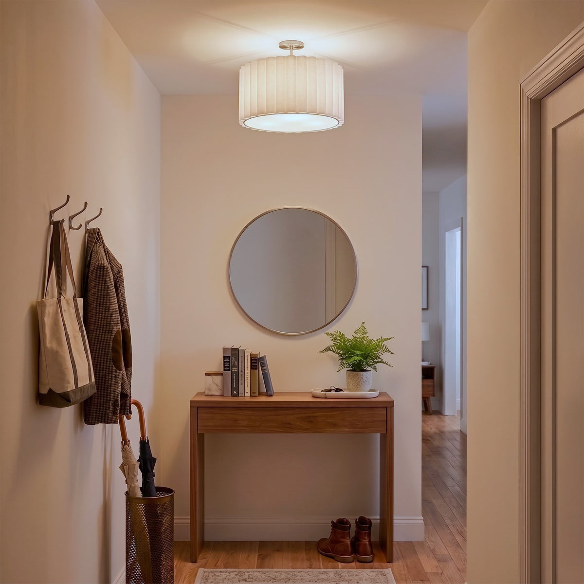 Scallop Semi-Flush Mount by Nova of California – view 4