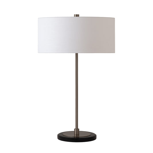 Stretch Slimline Table Lamp by Nova of California, Satin Nickel – view 1