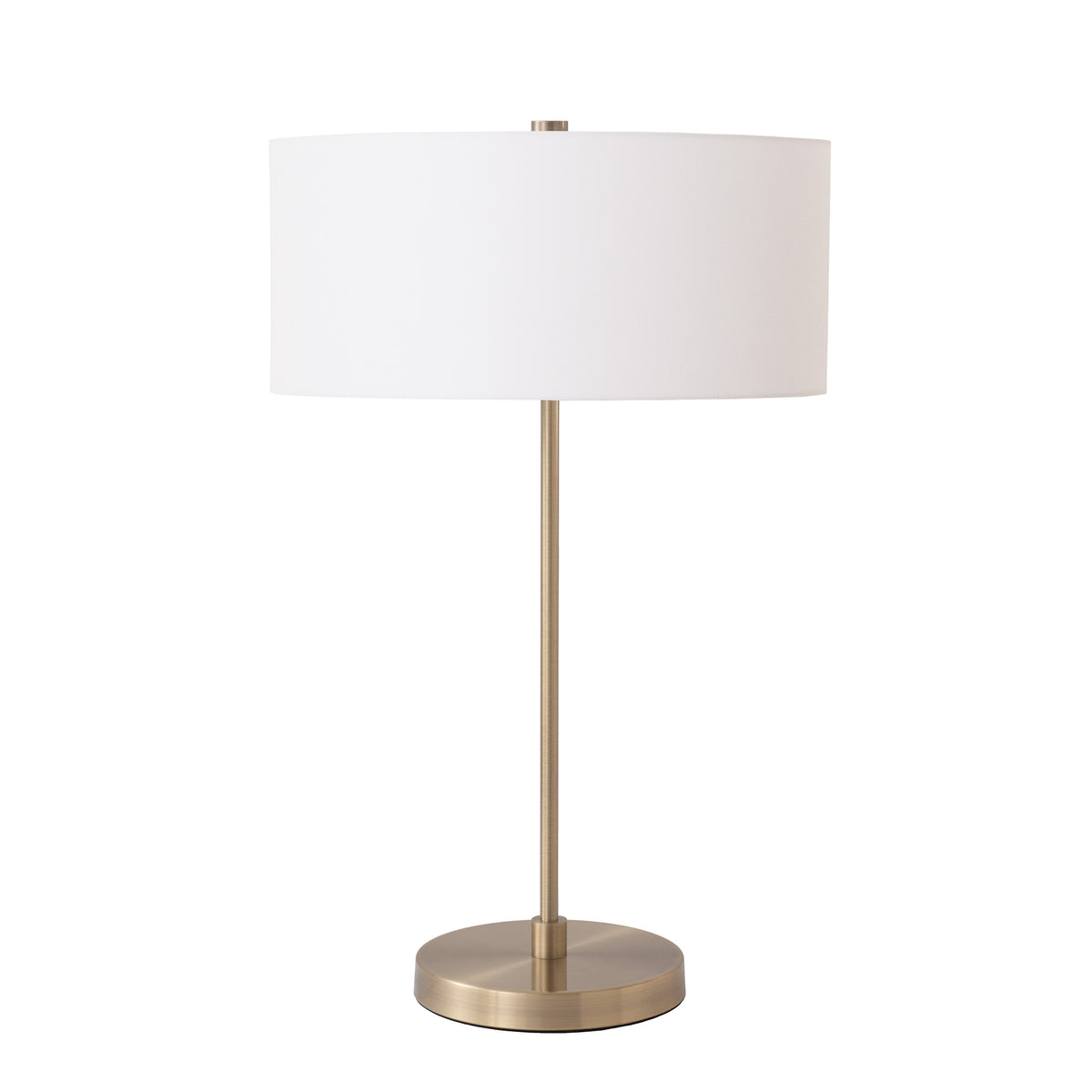 Stretch Slimline Table Lamp by Nova of California, Weathered Brass – view 6
