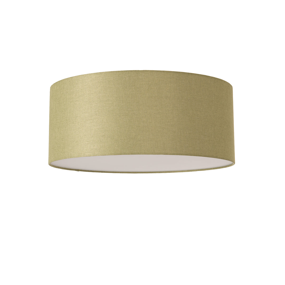 Stretch Flush Mount by Nova of California, Avocado shade, Satin Nickel body – view 4