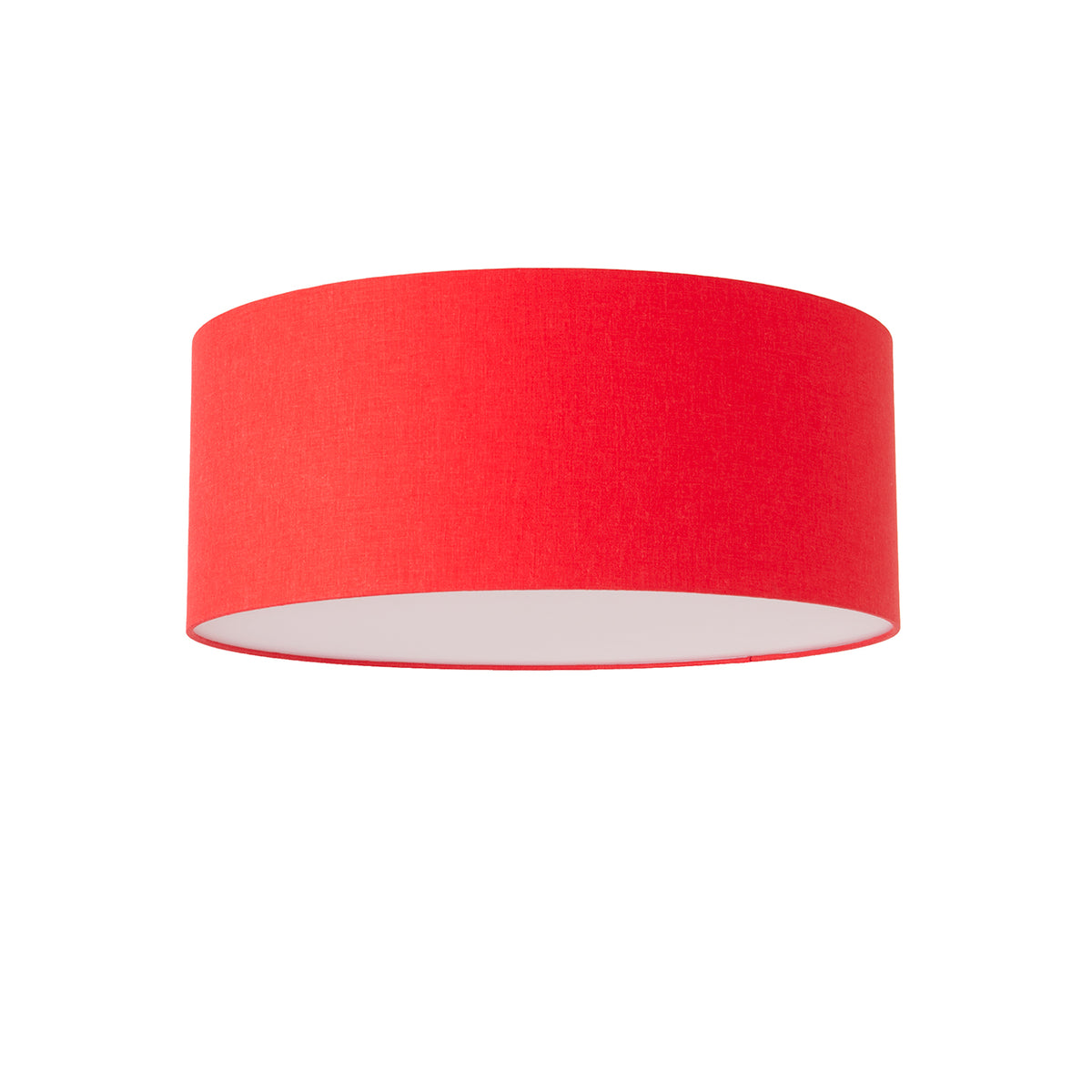 Stretch Flush Mount by Nova of California, Crimson Red shade, Weathered Brass body – view 13