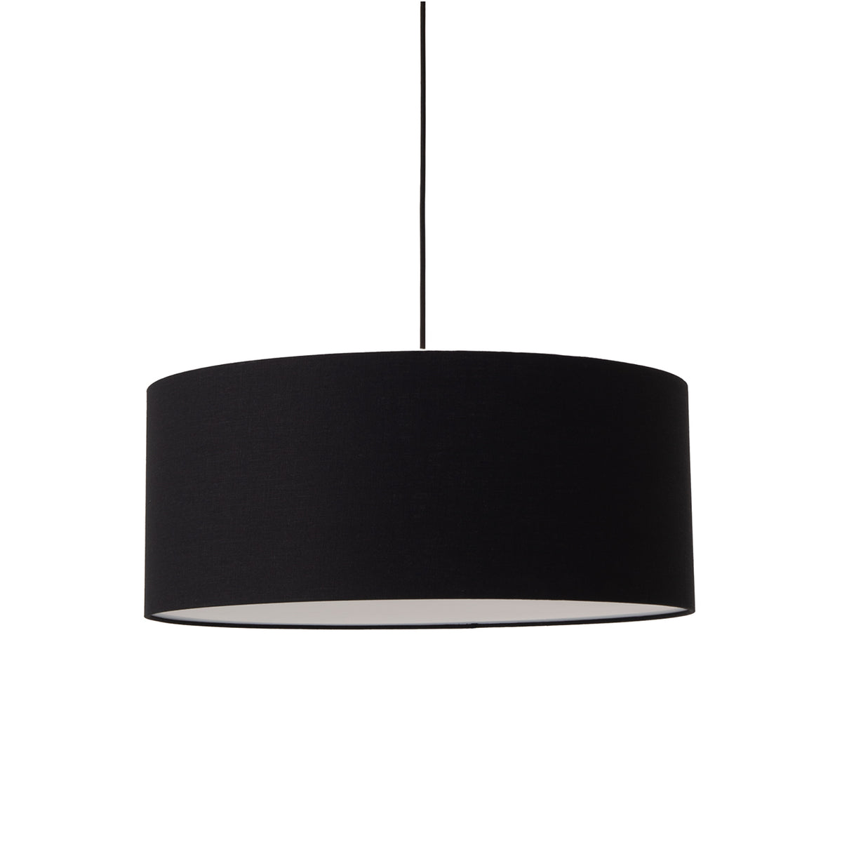 Stretch Pendant by Nova of California, Black shade, Weathered Brass body – view 9