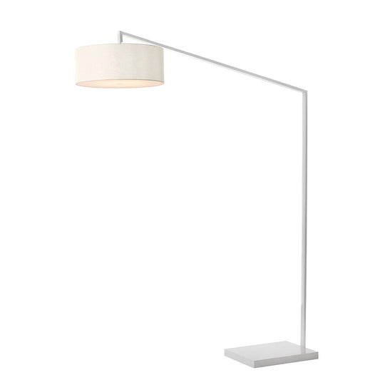 Stretch 87" Arc Floor Lamp by Nova of California, White, White shade – view 1