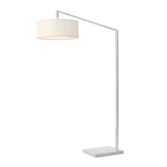 Stretch 75"H 1-Light Chairside Arc Lamp by Nova of California, White, White shade – view 1