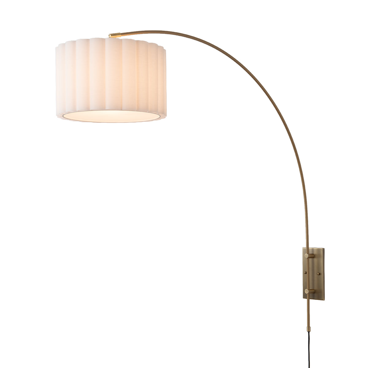 Scalloped Wall Arc Lamp by Nova of California, Default – view 2