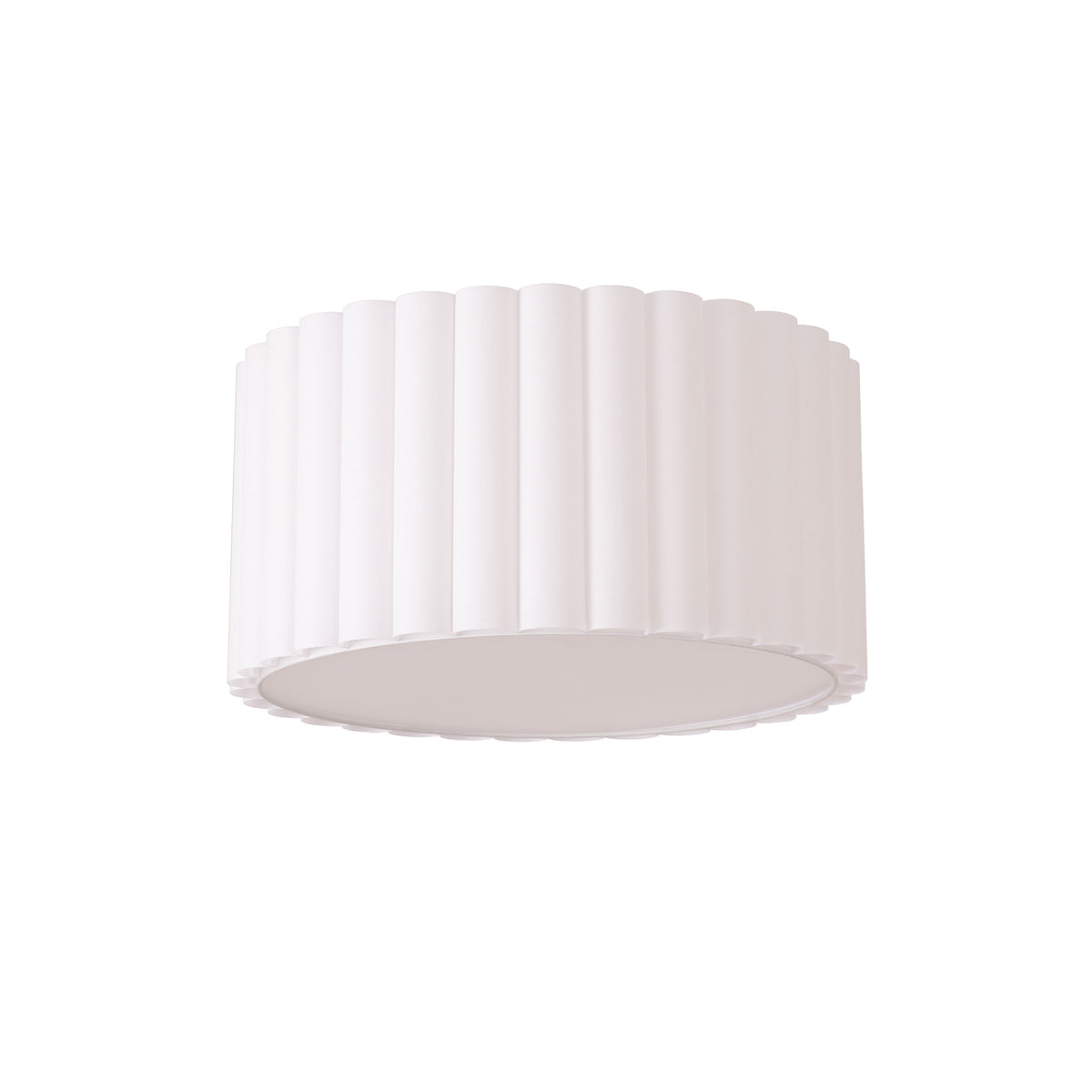 Scallop Flush Mount by Nova of California, Satin Nickel – view 1