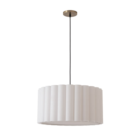 Scallop Pendant by Nova of California, Weathered Brass – view 1