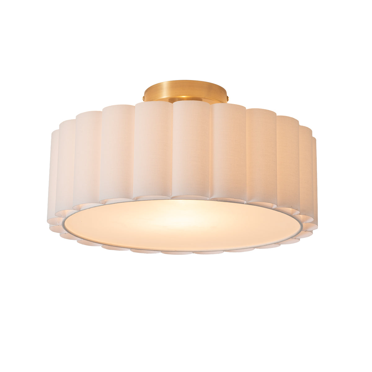 Scalloped Flush Mount by Nova of California, Default – view 2