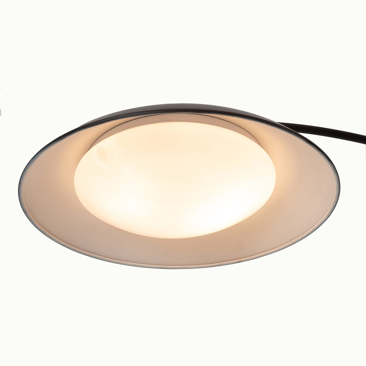 Saucer 3-Light Arc Floor Lamp by Nova of California – view 5