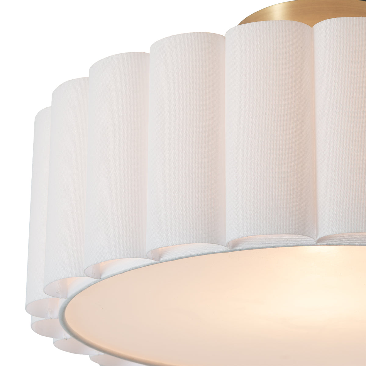 Scalloped Flush Mount by Nova of California – view 4