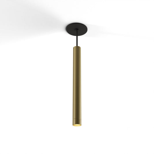 Combi Pendant 16 Brass Matte Black Canopy Suspension Flush Mount 2 In 1 Cmp S1 S 16 Brs by Koncept Inc