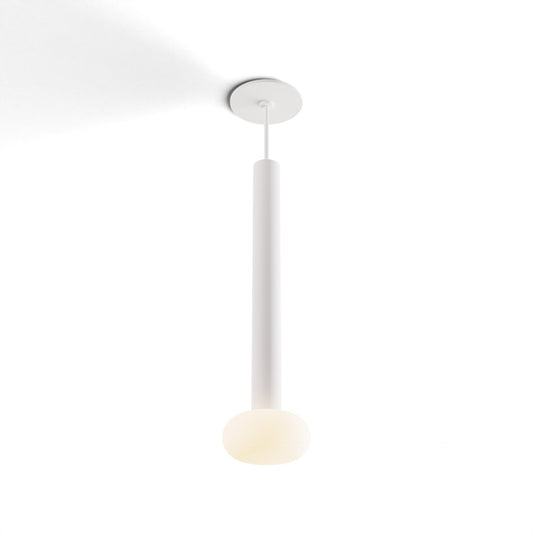 Combi Pendant 16 Matte White Matte White Canopy Glass Ball Attachment Suspension Flush Mount 2 In 1 Cmp S1 S 16 Mwt Na Glb by Koncept Inc