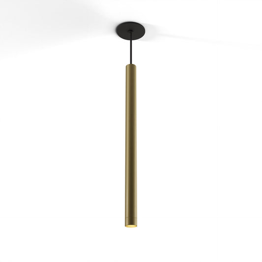Combi Pendant 24 Brass Matte Black Canopy Suspension Flush Mount 2 In 1 Cmp S1 S 24 Brs by Koncept Inc