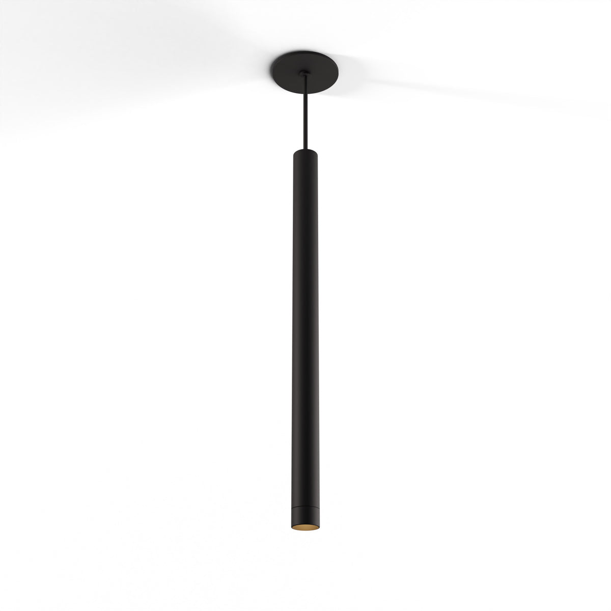 Koncept Combi Single LED Pendant, Matte Black, 24" Body, No Attachment (CMP-S1-S-24-MTB)